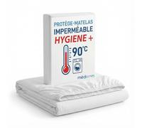 Sweetnight - Protège-Matelas 140x190 cm 100% Imperméable - Forme Drap Housse - Protection Totale - Respirant et Silencieux - Lavable à 90°C - Certification Oeko-Tex