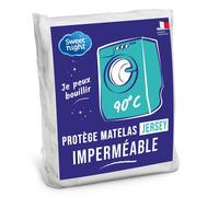 Protège matelas - SWEET NIGHT - 160x200 cm - Imperméable - Micro Respirant - Lavable à 90°C