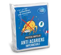 Sweetnight - Protège matelas 200x200 cm | Alèse Imperméable et Anti Acariens | Bouclette Éponge Coton | Silencieux et Respirant