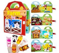 Sweetone Busy Board Montessori 2 Ans, 15 in 1 Jeux Montessori Éducatif Jouet, Livre Occupé de Ferme Montessori pour 1 2 3 Ans Enfants, Cadeau pour Enfants 1 2 3 4 5 Ans