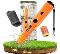 Sweetone Détecteur de Métaux Pinpointer, Détecteurs de Métaux Portable Enfant étanches à l'eau et Haute Précision, Scan à 360 ° Metal Detector avec indicateur LED pour Chasse aux Trésors