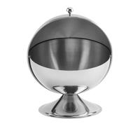 SweetSerenade BoîTe de Pot D'Assaisonnement de Condiment D'éPices d'acier Inoxydable avec Le RéCipient de Sucre de Sel de Couverture de Pivot pour des Outils de Cuisson de Cuisine