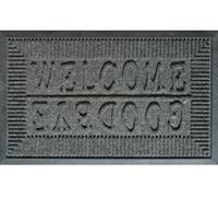 SWEETSOL-Grattoir extérieur gris en aiguilleté et caoutchouc résistant Sweetsol - 75 x 45 cm