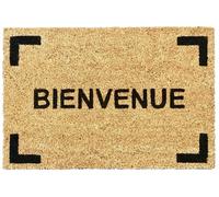SWEETSOL-Tapis brosse coco écru imprimé noir Sweetsol Bienvenue - 60 x 40 cm