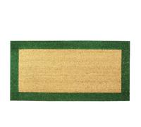 SWEETSOL-Tapis brosse coco naturel/vert Sweetsol - 60 x 40 cm