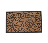 SWEETSOL-Tapis grattoir en caoutchouc feuillage coloris beige pour extérieur E/C Sweetsol - 45 x 75 cm