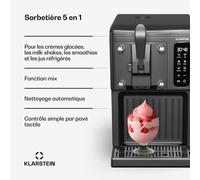 SweetSwirl sorbetière | glaces, smoothies et milk-shakes | nettoyage automatique