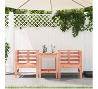 ""SWEETY"" Chaises de jardin lot de 2 - 61,5x53x71 cm bois massif de douglas - anticorrosion - 20kg CJ917