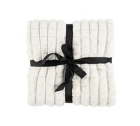 Sweety - plaid - 150x200 cm - en velours - Blanc