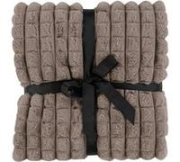 Sweety - plaid - 150x200 cm - en velours - Taupe Taupe G
