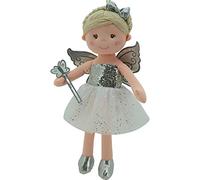 Sweety Toys 11797 Poupée en Peluche Fée Princesse 45 cm Argenté