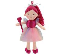 Sweety Toys 11865 Poupée en Peluche Ballerine Princesse Rose 30 cm