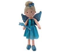 Sweety Toys 13265 Poupée en Tissu avec fée et Princesse Bleu 60 cm