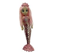 Sweety Toys 13364 Poupée en Peluche sirène 45 cm Rose