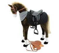 Sweety Toys 14149 Cheval sur Pied avec Selle avec étriers 110 cm