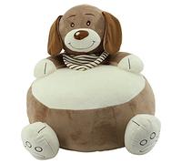 Sweety Toys toc-10301 Lot = 2 pièces Coussin d'assise Chaise Pouf Tabouret pour enfant bébé Chien