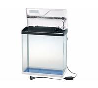 Aquarium complet - SWEETYPET - 40 L - LED Bleu/Blanc - Verre - Design compact