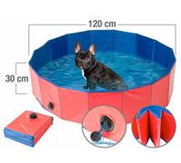 Sweetypet Piscine pliable pour chiens - fond antidérapant - Ø 120 cm