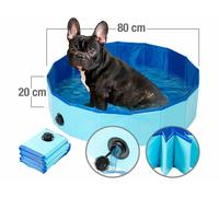 Sweetypet Piscine pliable pour chiens avec fond antidérapant Ø 80 cm