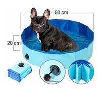 Sweetypet Piscine pliable pour chiens avec fond antidérapant Ø 80 cm