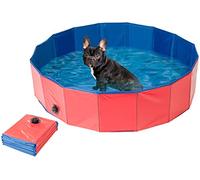 Sweetypet Piscine Pliable pour Chiens avec Fond antidérapant - Ø 120 cm