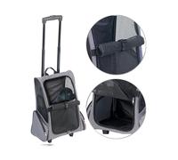 SweetyPet Sac de transport à roulettes 2 en 1 pour petits animaux