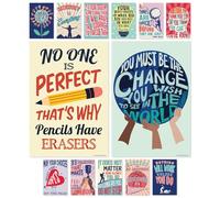 Sweetzer & Orange Affiches d’état d’esprit de croissance pour décorations - Ensemble de 13 affiches de motivation, affiches inspirantes et affiches de citation ! Grand lot d'affiches de 15 x 22 pouces