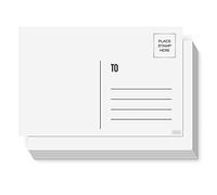 Sweetzer & Orange Blank Postcards for Mailing. 60 White 4x6 Blank Post Cards, Blank Mailable Postcards Set. Make Your Own Printable Postcards. 300gsm Postcard Paper Cardstock, Bulk Post Card Pack.
