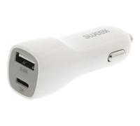 Sweex CH-014WH Chargeur de voiture 2 sorties 3.4 A Usb / Usb-c Blanc G