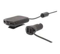 Sweex CH-018BL Chargeur voiture 4 sorties 9,6 A Usb Noir Noir G