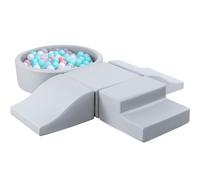 SweHouse Parcours Motricité Bébé 5 Pièces: Module Motricité Enfant Cuir PU Blocs Mousse Éducatifs - Jouets Descalade Bébé Antidérapante Ensemble Piscine a Balle(Pas de Ballon)