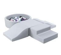 SweHouse Piste D'entraînement À La Motricité pour Bébé en Cuir PU 5 Pièces | Module De Piscine À Balles Souple pour Enfants (sans Balle) | Jouet Éducatif d'escalade en Blocs De Construction en Mousse
