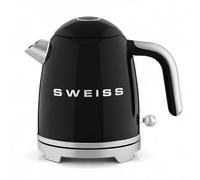 SWEISS Bouilloire électrique KTS9 vintage 1 L noire