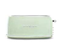 SWEISS Grille Pain Toaster GRV7 vintage, 2 Fentes, 6 Niveaux de puissance, Décongélation, Spécial Baguettes, Rapide et Uniforme, Nettoyage Facile, Tiroir ramasse-miettes, Vert, 1500 W
