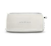 SWEISS Grille Pain Toaster GRV8 vintage, 2 Fentes, 6 Niveaux de puissance, Décongélation, Spécial Baguettes, Rapide et Uniforme, Nettoyage Facile, Tiroir ramasse-miettes, Beige, 1500 W