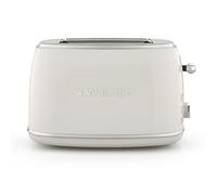 SWEISS Grille Pain Vintage Toaster GRS8, 2 Fentes, 6 Niveaux de puissance, Décongélation, Spécial Baguettes, Rapide et Uniforme, Nettoyage Facile, Tiroir ramasse-miettes, 850 W, Beige