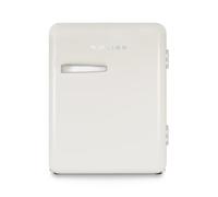 SWEISS Mini Bar Vintage 31L WEISS8, Mini Frigo Compact Design Rétro, Réfrigérateur Silencieux 24 dB pour Chambre, Bureau, Boissons ou Cosmétiques, Température réglable 6°-15°C, Beige