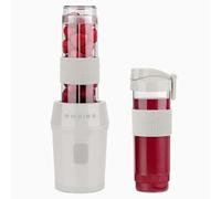 SWEISS Mini Blender, Mixeur Portable, Smoothie MOOV8, 2 Gourdes de 570 ml avec Couvercles de Voyage, 4 Lames Inox, 300W, Compatible Lave-Vaisselle, Beige