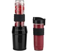 SWEISS Mini mixeur MOOV9 – 300W, 4 lames inox, 2 gourdes 570 ml, compatible lave-vaisselle, Noir