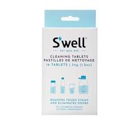 S'well Accessoire à action rapide effervescente effervescente sans résidus et sans odeur, sans chlore et dérivé de substances naturelles, 16 tablettes de nettoyage pour acier inoxydable
