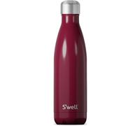 S'well Bouteille d'eau originale, cerise sauvage, 500ml. La bouteille isotherme garde les boissons froides et chaudes - Bouteille d'hydratation en acier inoxydable sans BPA pour les déplacements.