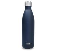 S'well Bouteille d'eau réutilisable en acier inoxydable, 750ml, Azurite, triple isolation et étanchéité pour boissons chaudes et froides jusqu'à 48h froides/24h chaudes