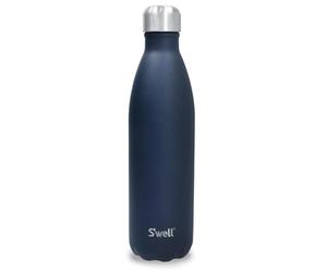 S'well Bouteille d'eau réutilisable en acier inoxydable, 750ml, Azurite, triple isolation et étanchéité pour boissons chaudes et froides jusqu'à 48h froides/24h chaudes