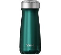 S'well Traveler R cipient isotherme triple couche en acier inoxydable 473 ml Saphir vert Garde les boissons froides pendant 24 heures et chaudes