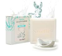 SWELLE Savon Lait d’Ânesse 100g | Savon Solide Naturel & Bio | Visage, Corps & Mains | Douceur & Hydratation Quotidienne | Convient à Tous Types de Peau