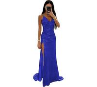 SWEMILE Robe de Bal Robe Longue avec Paillettes Elégante et Brillante Jupe Cintrée Parfaite pour Femme