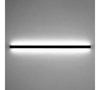 SWEMOPP Applique Murale Minimaliste à LED linéaire à intensité Variable en métal pour intérieur, Longue Bande, luminaire Mural Moderne à LED, Lampe Murale Industrielle Vintage pour Chambre à Coucher,