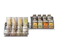 SWENEEN Armoire de rangement murale à 3 niveaux, armoire de rangement coulissante, tiroir supérieur avec panier extractible, 31,5 cm