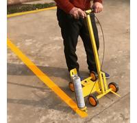 SWENEEN Machine De Traçage De Lignes, Machine De Traçage De Lignes De Parking Autoportée, Trace des Lignes Droites Et Courbes,