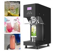 SWENEEN Scelleuse De Boîtes De Conserve, 370 W, avec Écran LCD, pour Le Capsulage De Boîtes De Conserve Et De Bouteilles. Hauteur Réglable, Scellage Rapide Et Stable. Couleur : N,Black